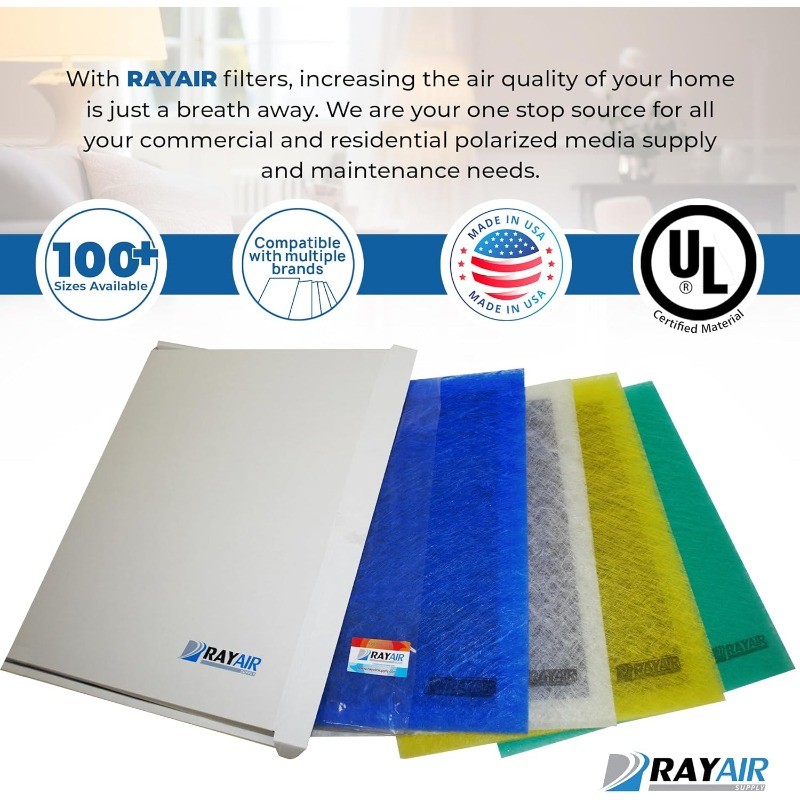20x25 Replacement Filter Pads Designed to Fit MicroPower Guard Air Cleaner