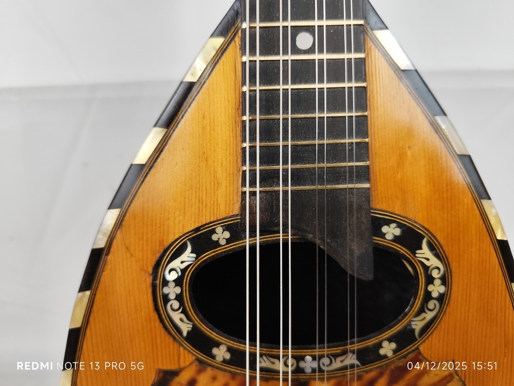 Mandolin 4/4 Francesco Perretti E Figli 1890 Naples 曼陀林 만돌린マンドリン