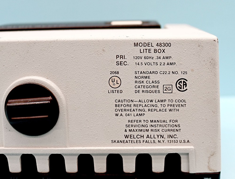 Welch Allyn Exam Light Box Model 48300