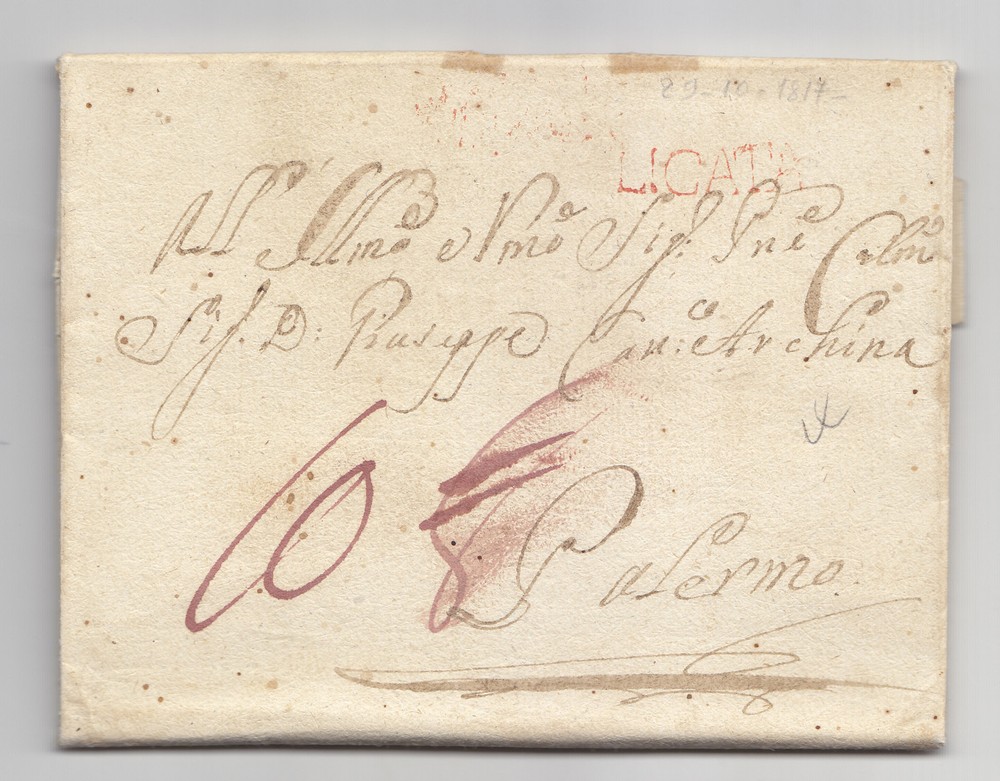 K170-Sicily-Pref. Catholic/Palermo 1817