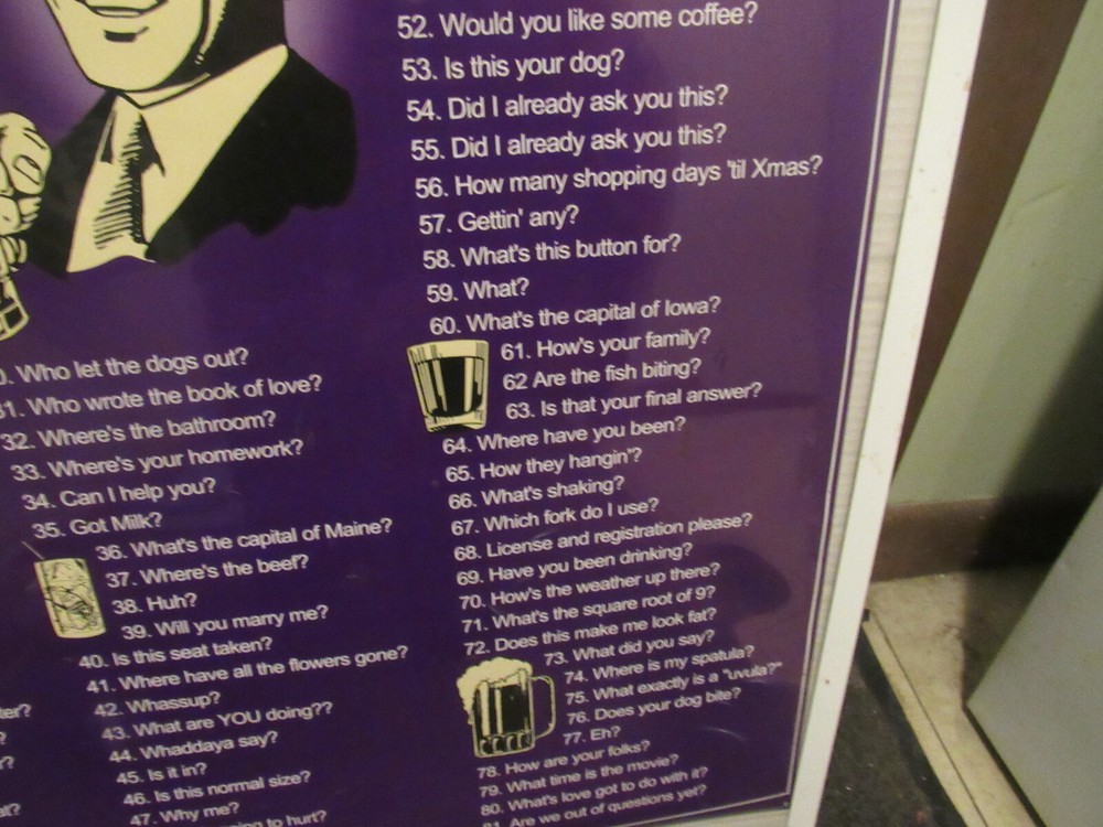 ALCOHOL NEVER THE ANSWER UNLESS POSTER OOP COLLEGE DRINKING GAMES ALCOHOL
