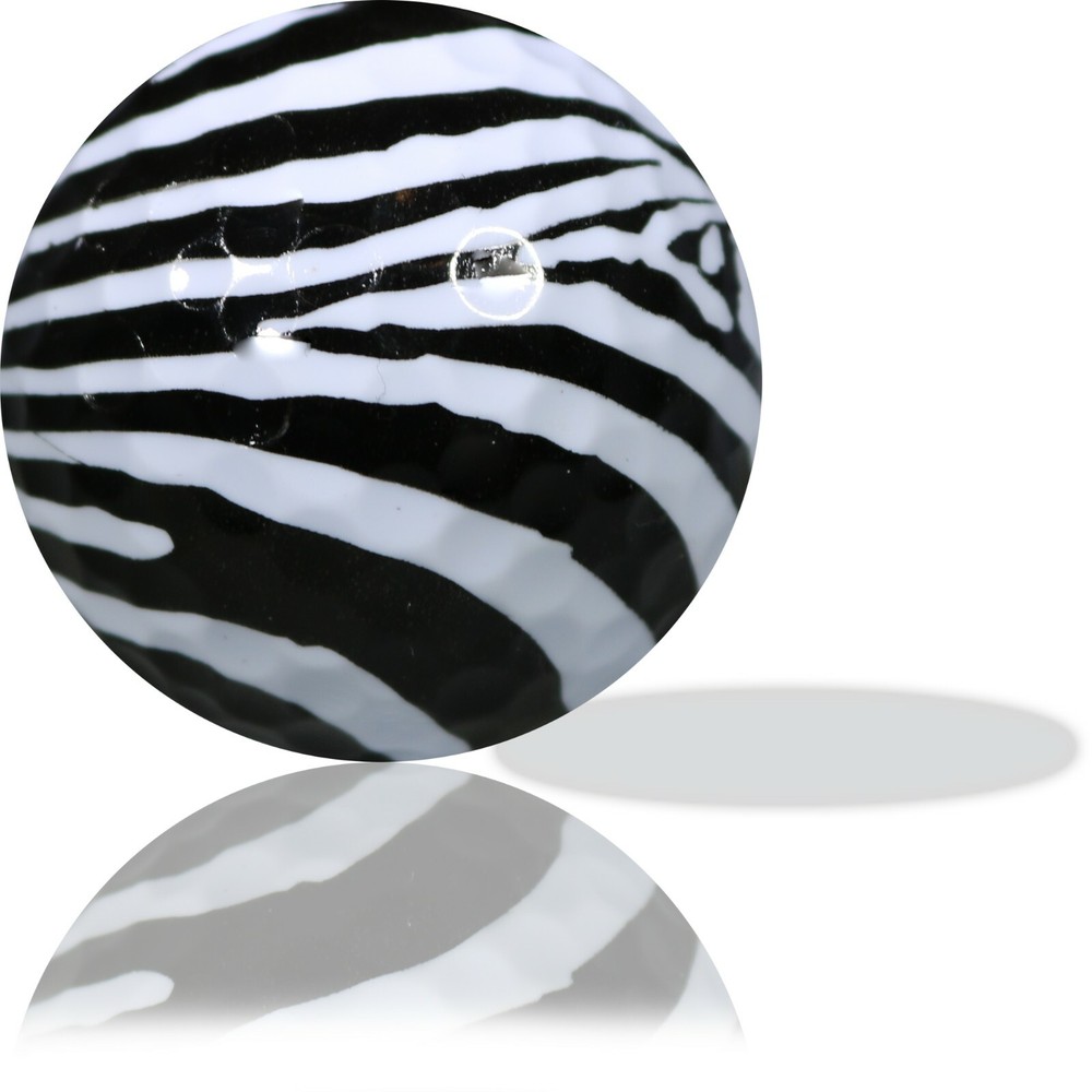 Zebra Golf Balls 3 Pack - Great Gift Idea!