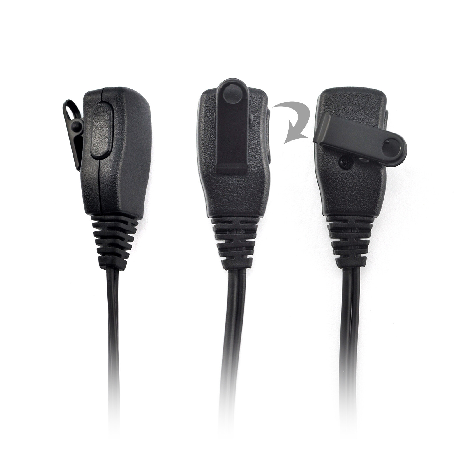 PTT Mic Acoustic Earpiece Headset for Motorola Walkie Talkie CP180 CP200 CLS1110