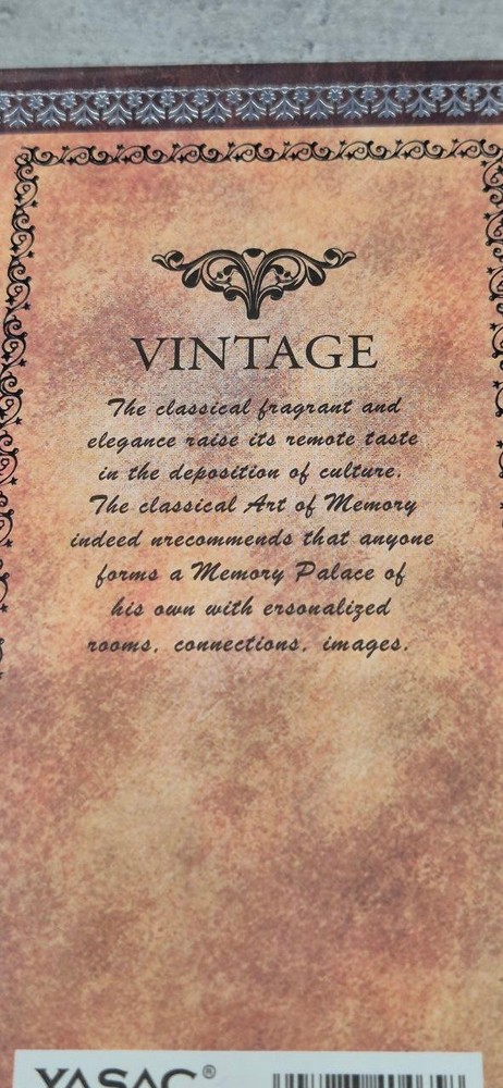 Vintage Hardcover Notebook Journal Decorative Diary Gift Design(Hardback)