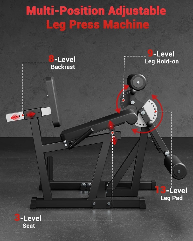 Home Gym Leg Workout Machine Extension Curl Combo