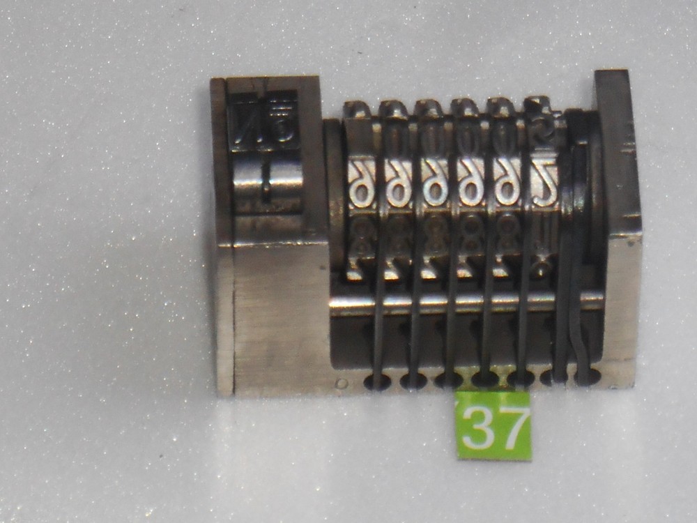 ACME | letterpress numbering machine |37