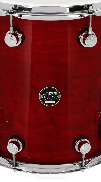 DW Performance Series Floor Tom - 14" x 14" Cherry Stain Lacquer