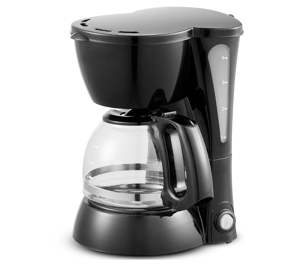 Automated Coffee Maker Reusable Filter 4-Cup Carafe Drip Brew Keep Warm