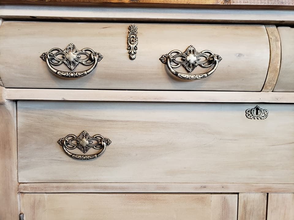 3" Victorian Clover Design Bail Pull Solid Brass