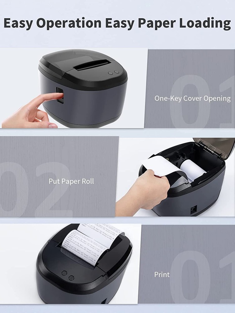 Itari ZY308 80mm Thermal POS Receipt Printer for Android Windows Mac Linux