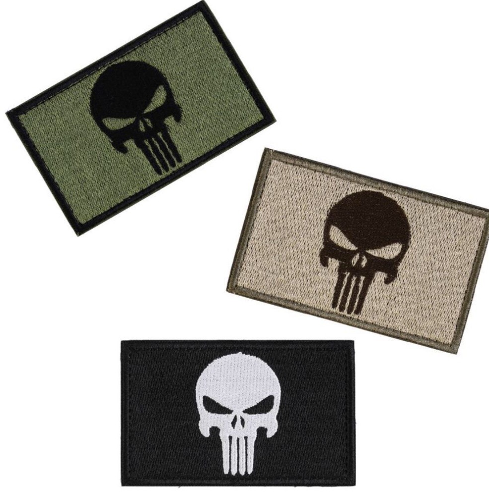 DEVGRU Skull SWAT SOCOM Special Ops Embroider Patch BLACK
