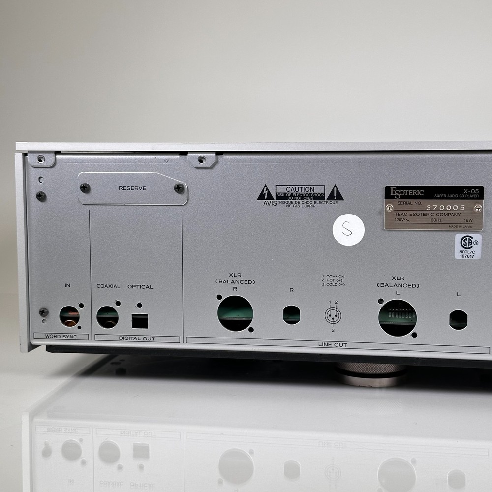 Esoteric X-05 CD SACD Player; AS-IS