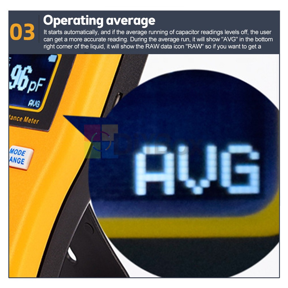 Handheld Automatic Range Digital Capacitance Meter M6013 High-Precision Tester