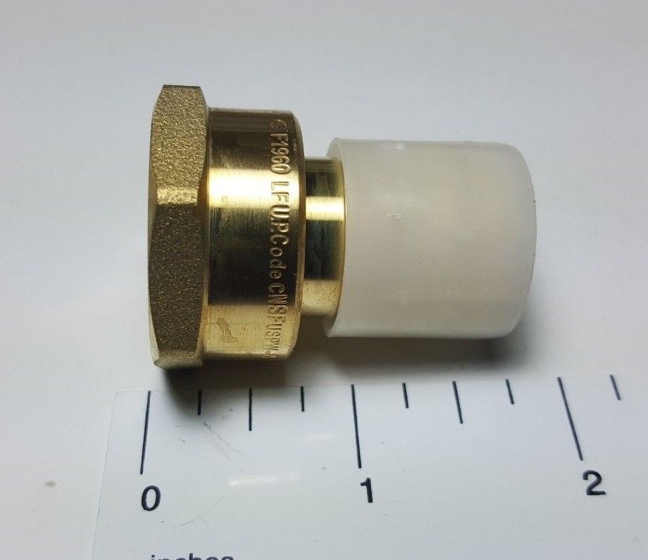 25) 3/4" PEX A X 3/4" FEMALE NPT PEX EXPANSION ADAPTER F1960