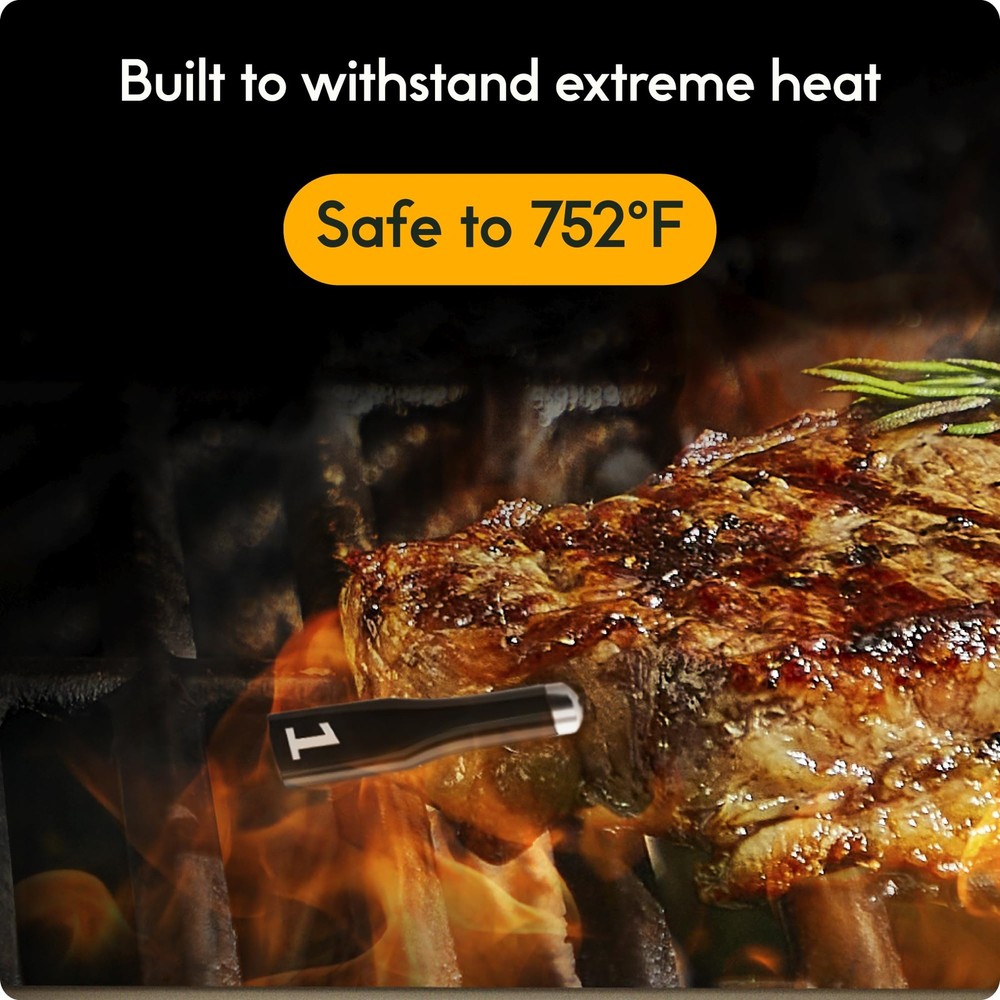 Sense Smart Wireless Meat Thermometer with Ultra-Thin Probe, Unlimited Range Blu