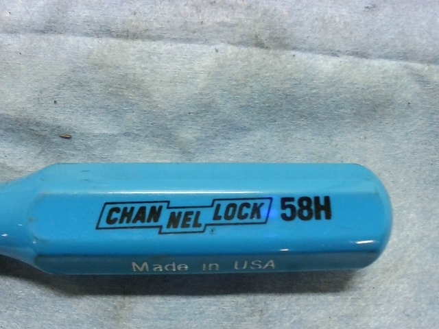 CHANNELLOCK Flathead Screwdriver 58H New