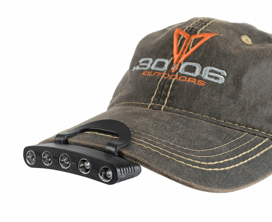 30-06 Bright Trail Adjustable Cap Light! hat flashlight lamp tanterns headlamp
