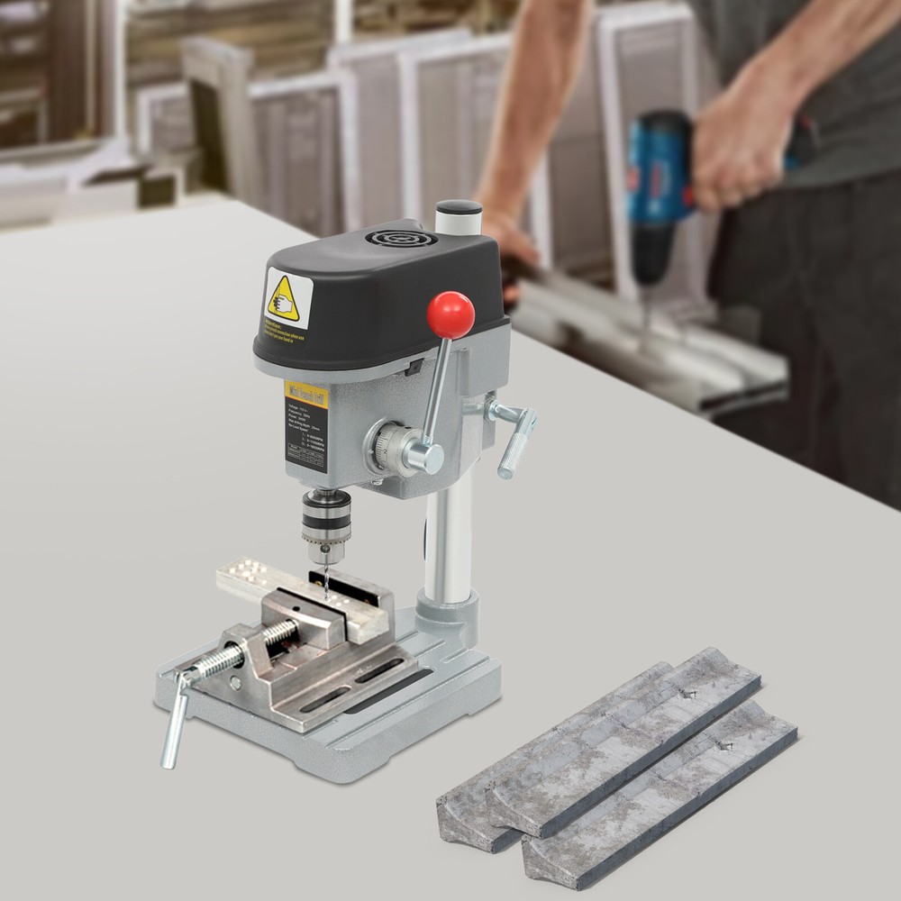 Electric Portable Mini Drill Press Bench Corded Worktable Drilling Machine