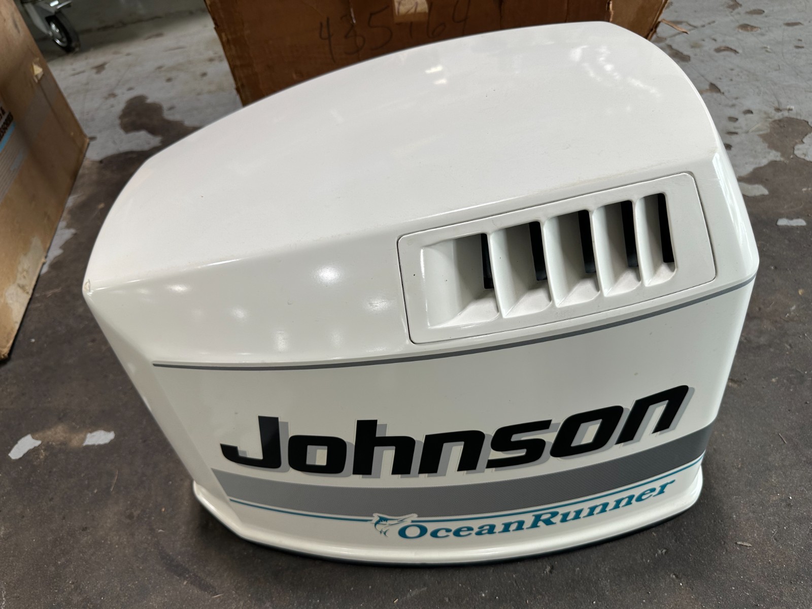 New OEM Johnson 150 Hp V6 2-Stroke Ocean Runner Gl Models Outboard Top Cowling