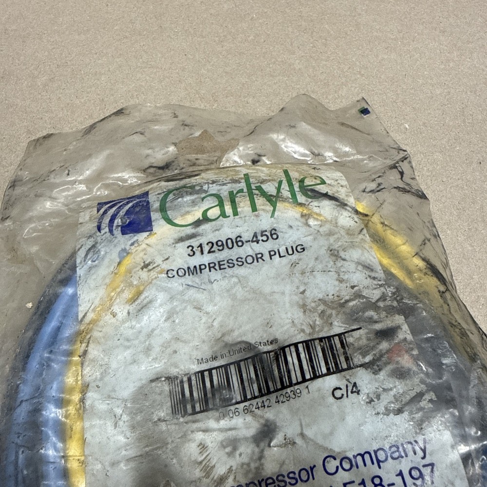 Carlyle Compressor Plug 312906-456 FOR CARRIER
