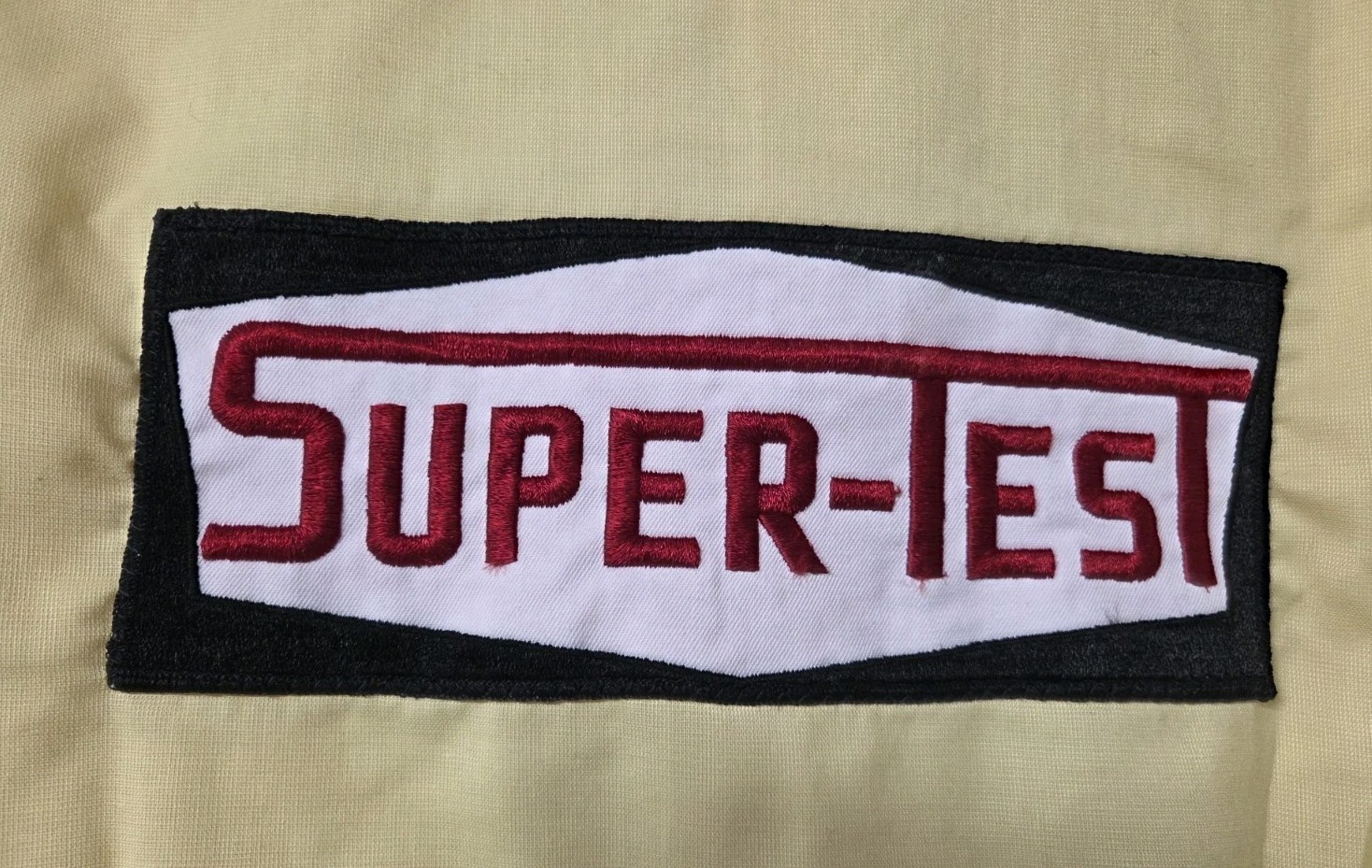 VINTAGE RARE SUPERTEST GASOLINE UNIFORM SHIRT GAS STATION MOTOR OIL