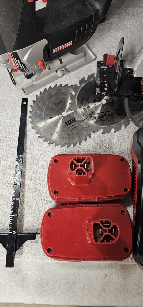 🔥CRAFTSMAN 19.2 Volt 15 Piece Tool Set Everything Works Read Description