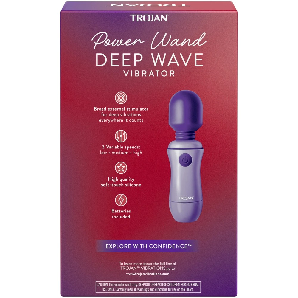 Trojan Vibrations Power Wand Deep Massager *NEW
