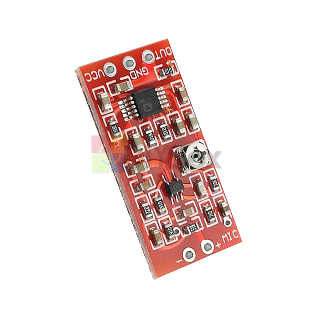 MAX4466 Electret Microphone Preamplifier Module With SSM2167 Voice Compression