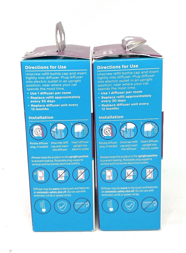 Comfort Zone Calming Diffuser Refills, Single & Multi-Cat~2 PACK