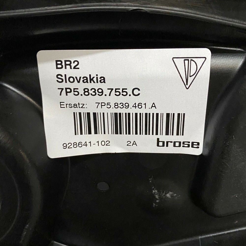 PORSHCE CAYENNE WINDOW REGULATOR LEFT REAR 2011 2012 2013 2014 2015 2016 2017
