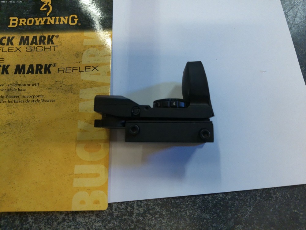 Browning 1290230: Buckmark Reflex Sight, Black
