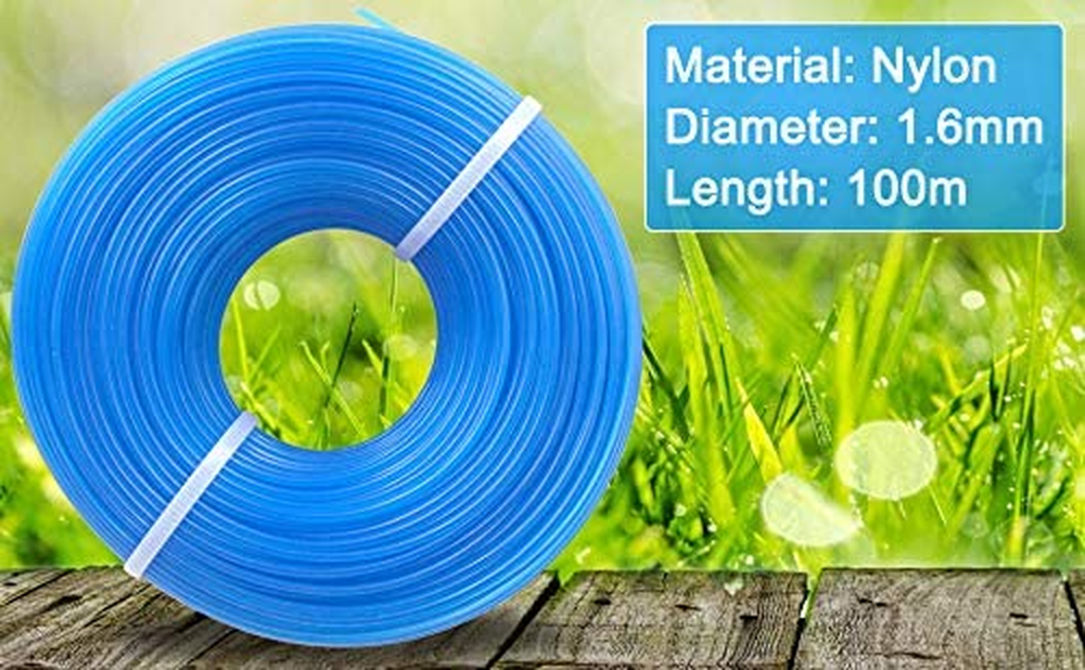 Grass Trimmer Line .065'' Weed Wacker Eater String 328Ft String Trimmer Lines, N