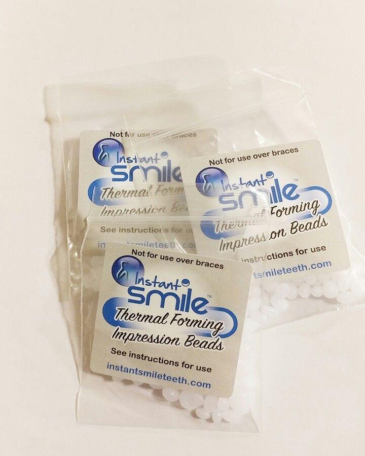 Instant Smile Teeth 10 pack THERMAL FITTING BEADS Cosmetic Dental Makeover
