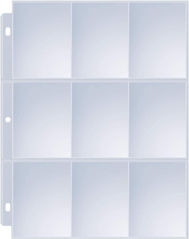 Trading Card Binder Sleeves Pages