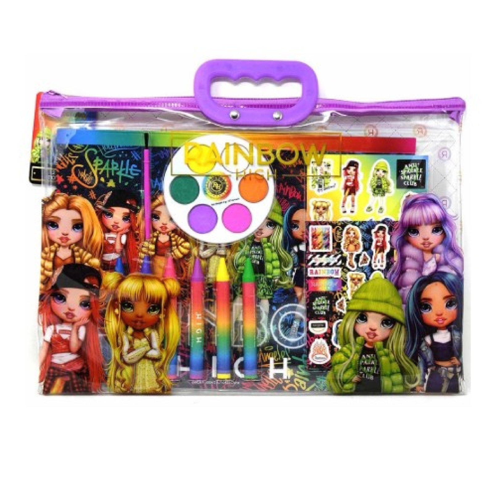Rainbow High Notebook Stationary Set Frozen LOL Disney Princess Crayons Stickers