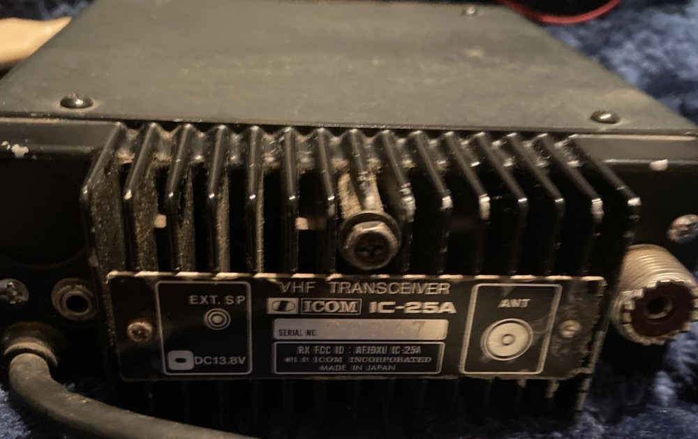 ICOM IC 25A VHF 2 METERS TRANSCEIVER TESTED