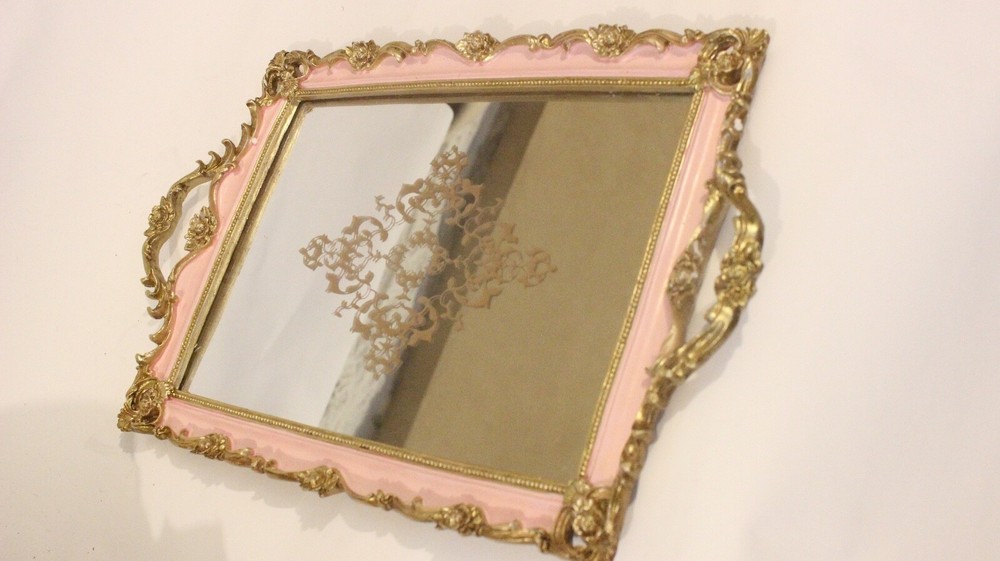 Middle Eastern Styled Mirror/Glass/Tray