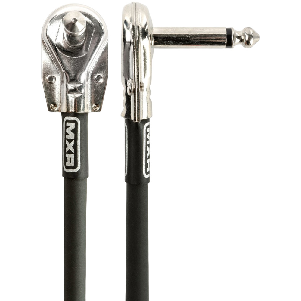MXR DCP06 Instrument and Pedalboard Patch Cables, Right Angle, 6", 3-Pack
