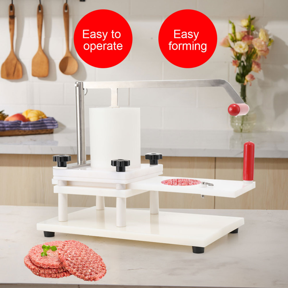 Commercial Burger Patty Maker Manual Beef Patty Maker PE Meat Forming Processor