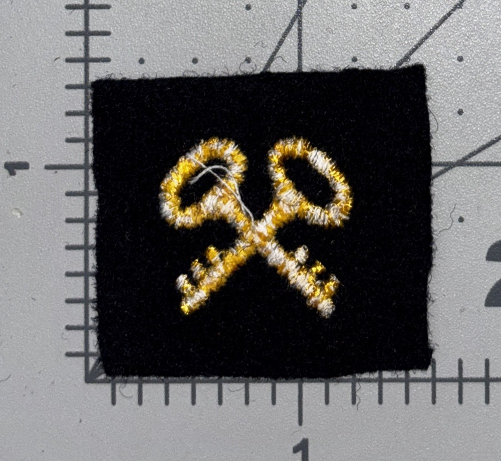 USMC Shipboard Marine Storekeeper Cuff Patch Inv# K2349