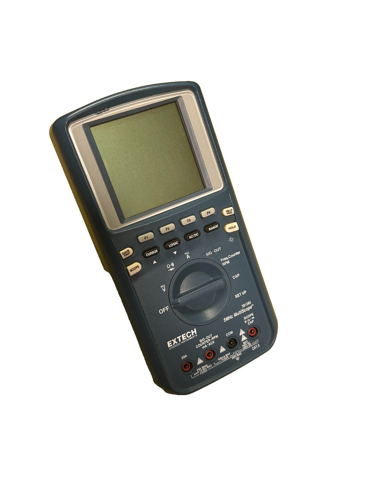 EXTECH HANDHELD MULTISCOPE / OSCILLOSCOPE / DIGITAL MULTIMETER
