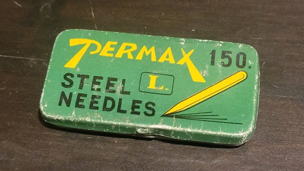 Gramophone phonograph needle Tin Permax Japanese