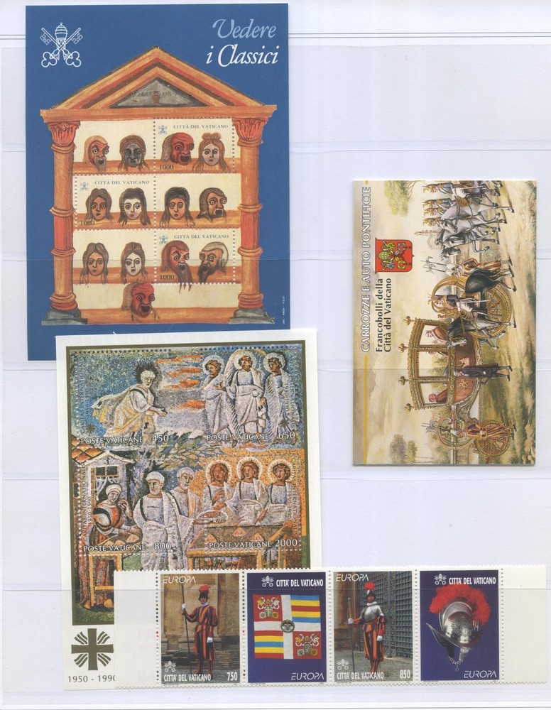 VATICANO 1997 ANNATA CPL. 34V.+2BF+1LB **
