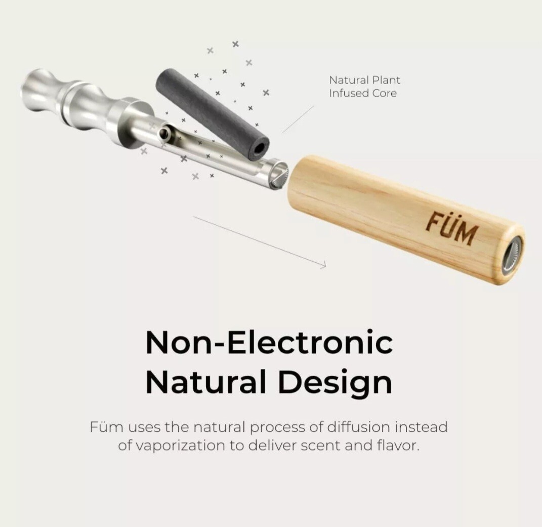 Füm Journey Pack Flavored Air Device with 4 Packs of Plant Based Cores