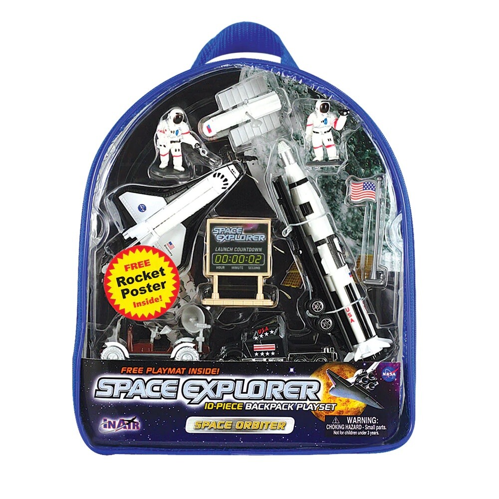 Space Explorer - Space Orbiter Backpack Playset - WTBPSH