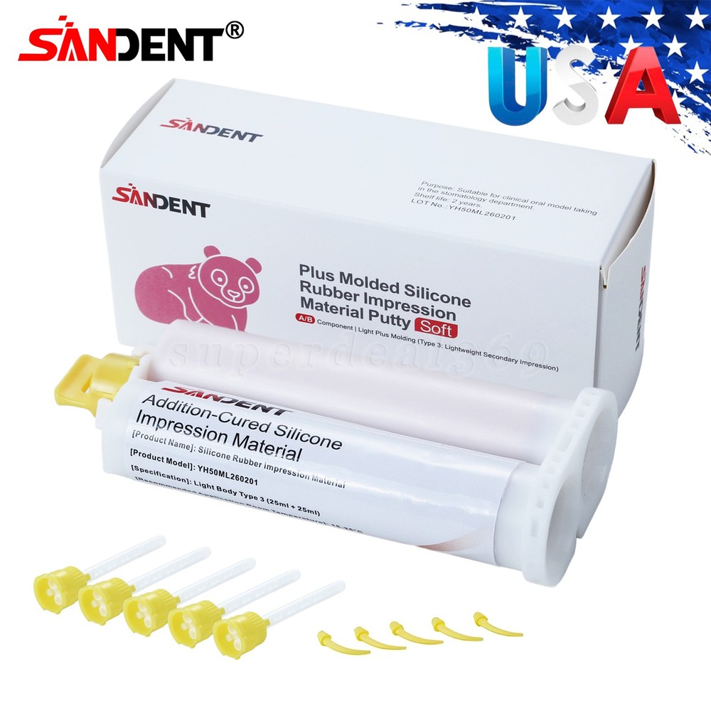 Light Body Regular Set – Cartridges & 10 Tips (Dental Impression Material)