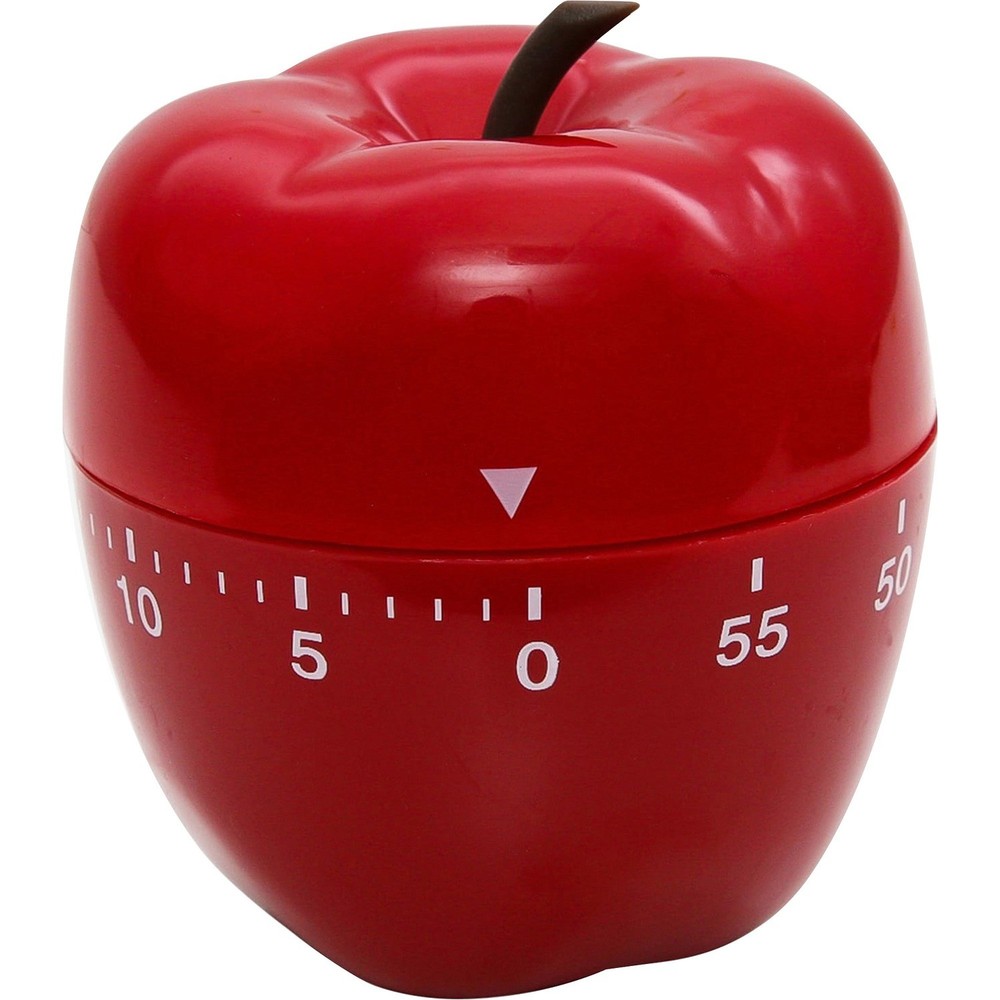 Baumgartens Kitchen Timer - 1 Hour - For Kitchen - Red (BAU77042)