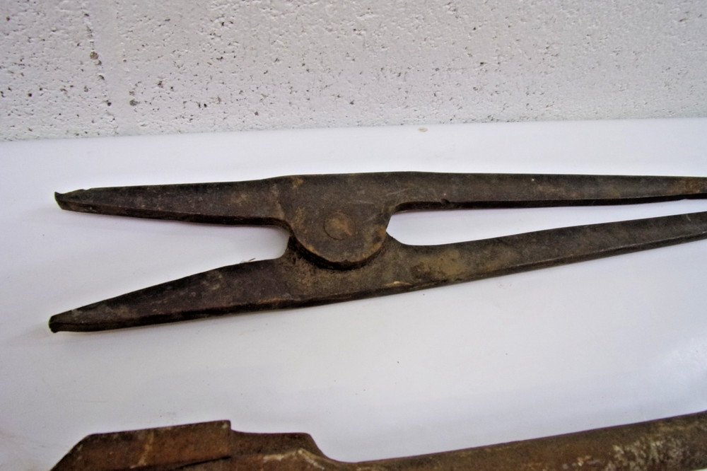 4 antique blacksmith tinsmith tools early 1900's