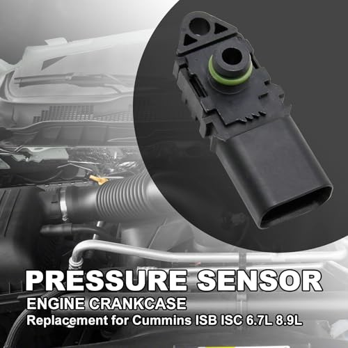 Engine Crankcase Pressure Sensor Replacement for Cummins ISB ISC 6.7L 8.9L,