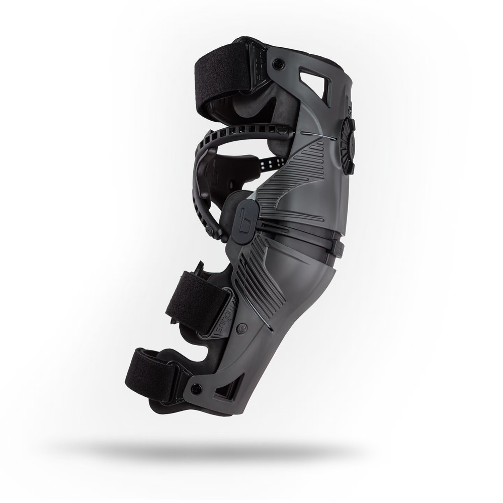 Mobius X8 MX Knee Braces - Gray - Pair - Small